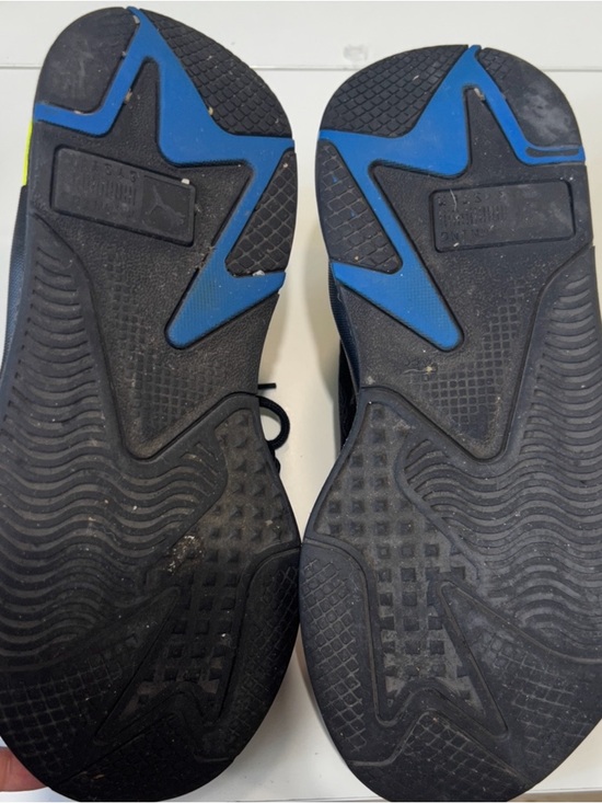 Puma Black Sneakers with Red, Blue & Yellow Accents - Picture 8 of 8